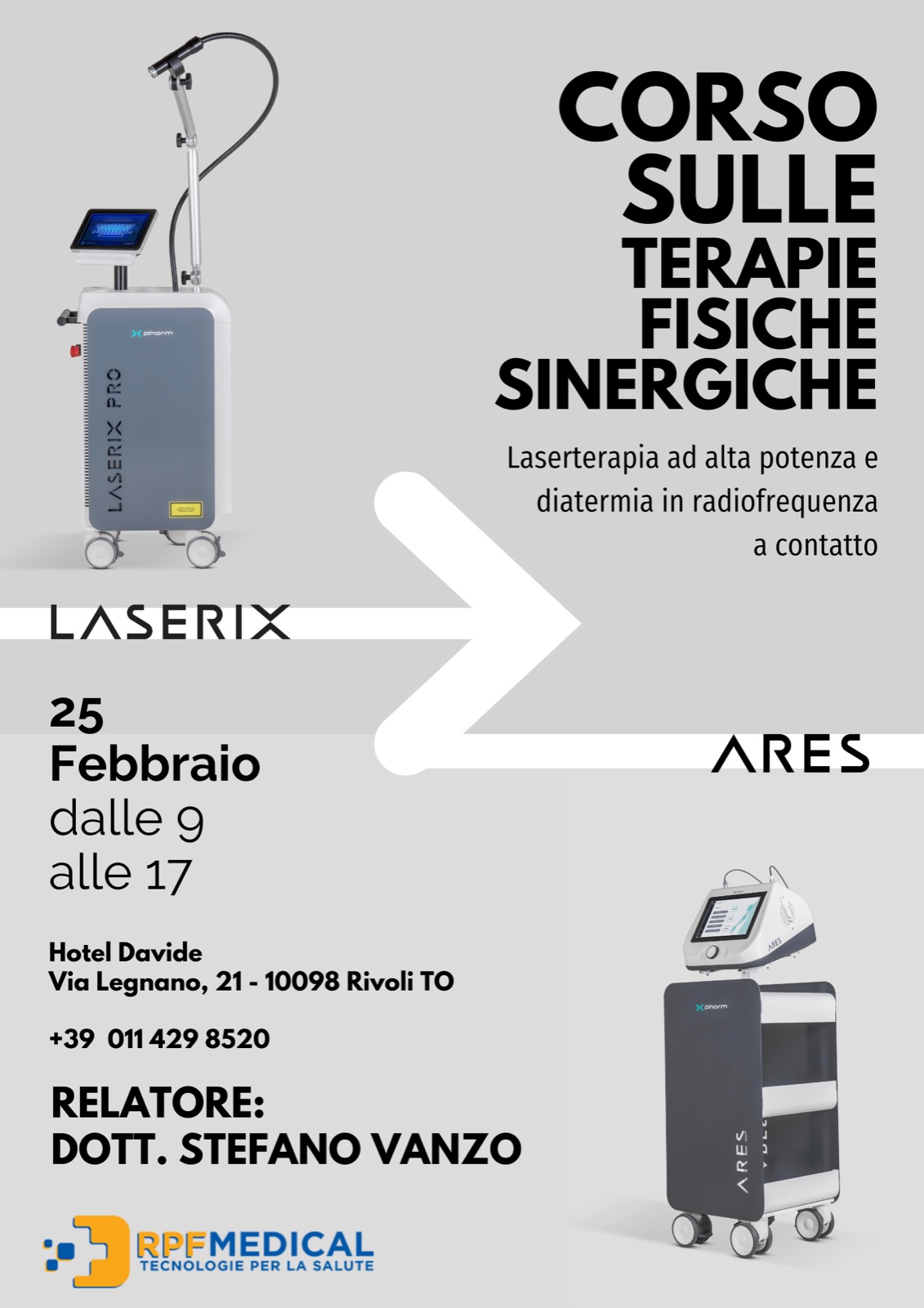 Corso terapie fisiche sinergiche - 25 febbraio 2023